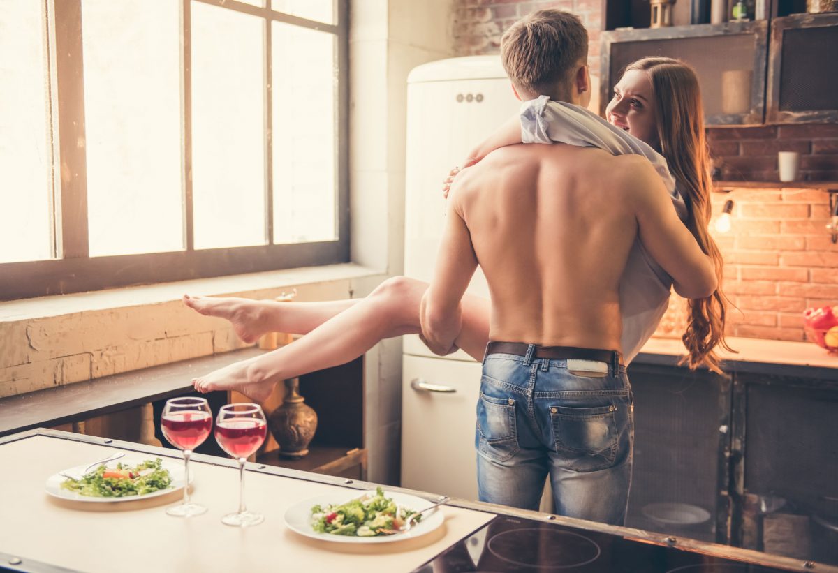 Enjoying sex play