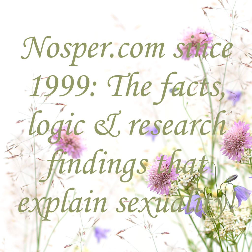 (Frequently Asked Questions) ONLY research that portrays intercourse as a female pleasure is promoted. Shouldn’t…