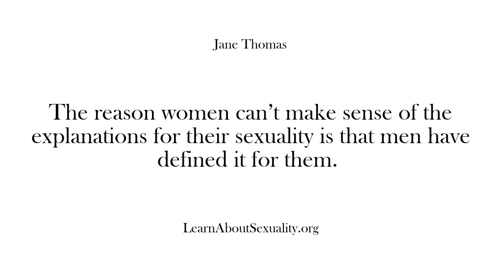 (Learn About Sexuality) The reason women can’t make sense of the explanations for their sexuality…