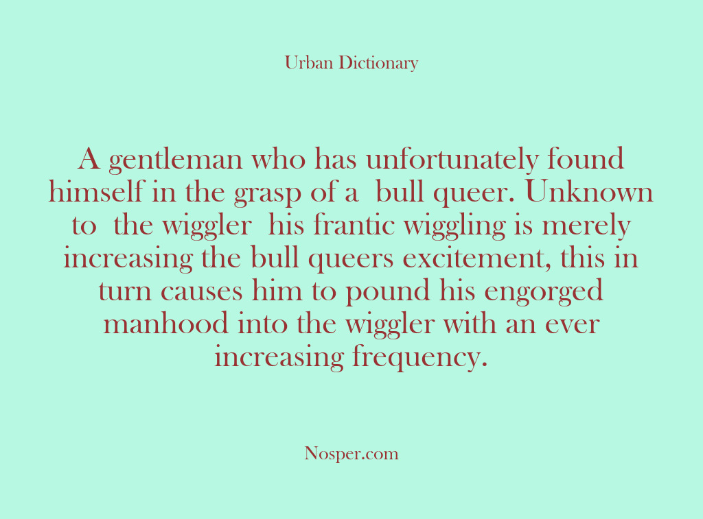 (Other Sources) A gentleman who has unfortunately found himself in the grasp of a bull…