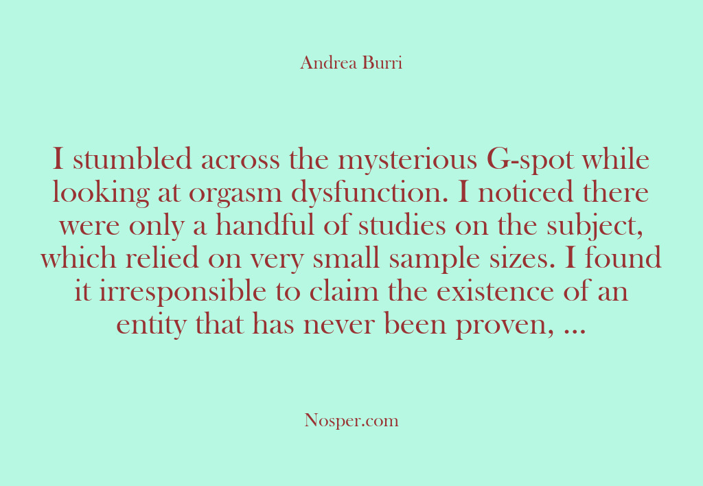 (Other Sources) I stumbled across the mysterious G-spot while looking at orgasm dysfunction. I…