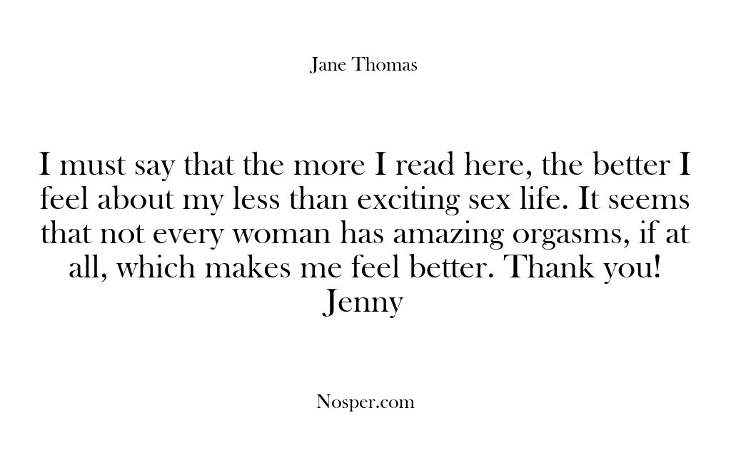 (Feedback) I must say that the more I read here, the better I…