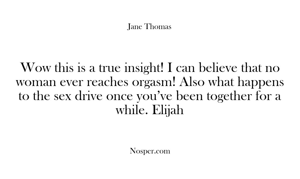 (Feedback) Wow this is a true insight! I can believe that no woman…