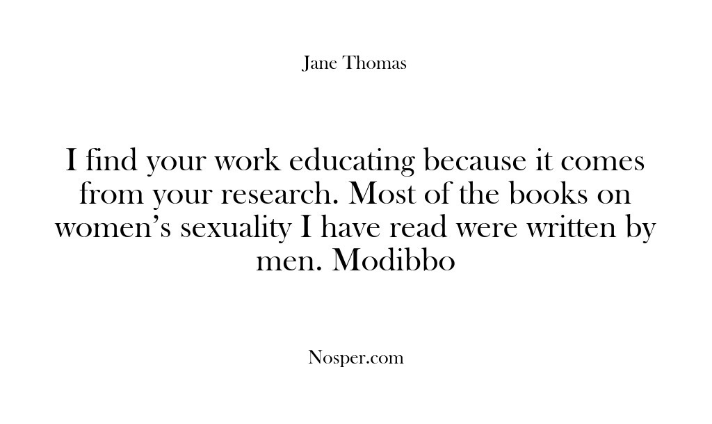 (Feedback) I find your work educating because it comes from your research. Most…