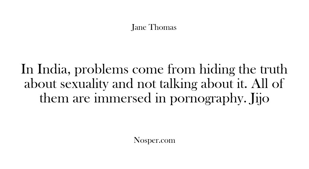 (Feedback) In India, problems come from hiding the truth about sexuality and not…