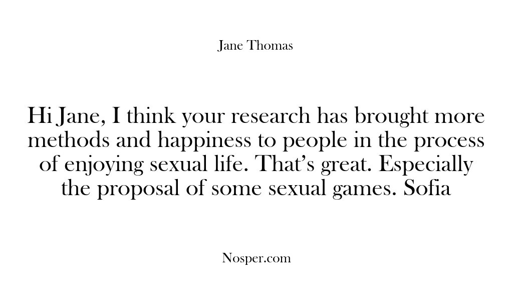 (Feedback) Hi Jane, I think your research has brought more methods and happiness…