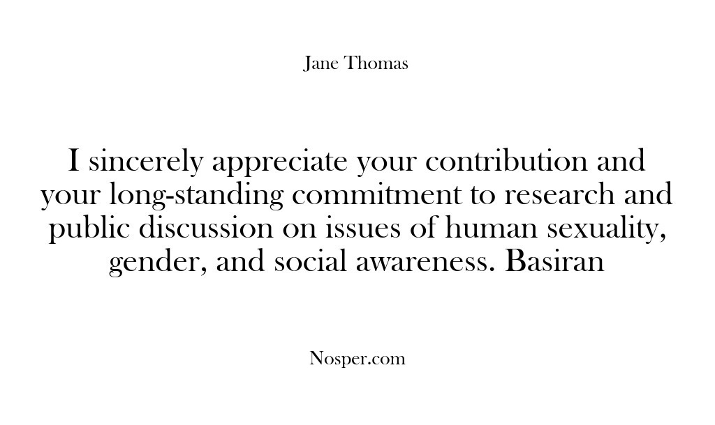 (Feedback) I sincerely appreciate your contribution and your long-standing commitment to research and…