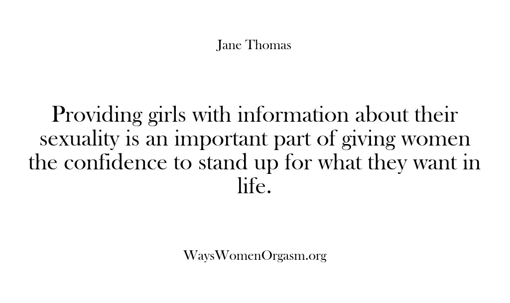 (Ways Women Orgasm) Providing girls with information about their sexuality is an important part of…