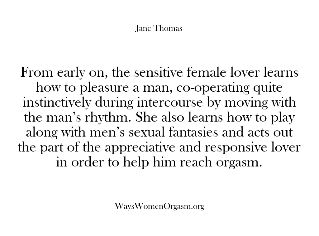 (Ways Women Orgasm) From early on, the sensitive female lover learns how to pleasure a…
