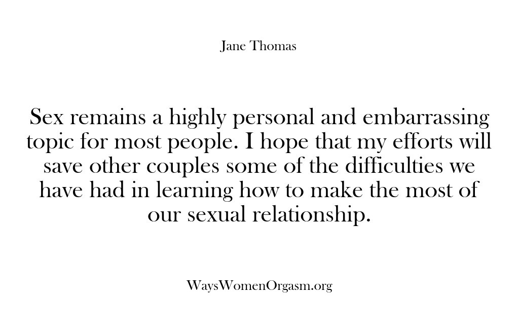 (Ways Women Orgasm) Sex remains a highly personal and embarrassing topic for most people. I…