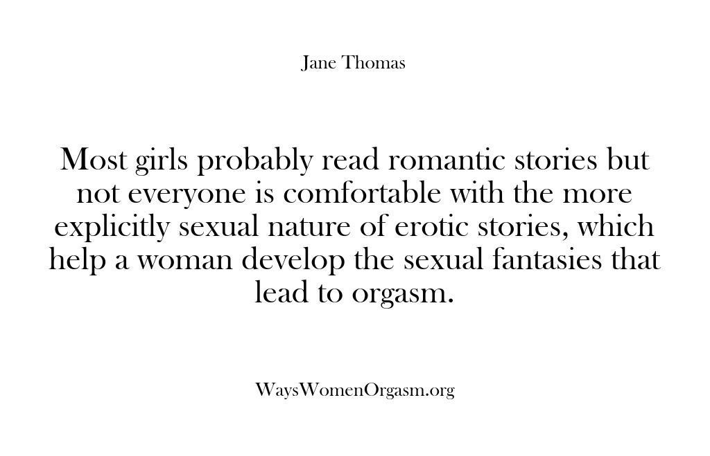 (Ways Women Orgasm) Most girls probably read romantic stories but not everyone is comfortable with…