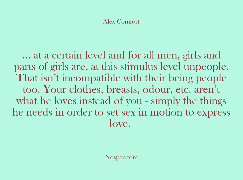 (Other Sources) … at a certain level and for all men, girls and parts…